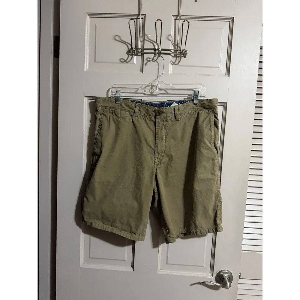 Men’s Banana Republic Aiden Shorts Size 36 Tan With Pockets